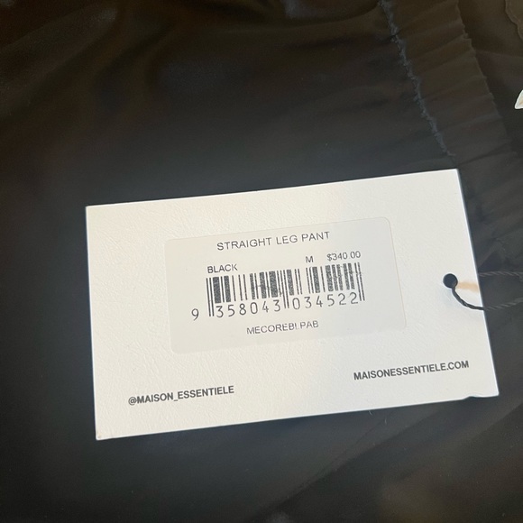 Maison Essentiele Straight leg pant - Picture 5 of 6